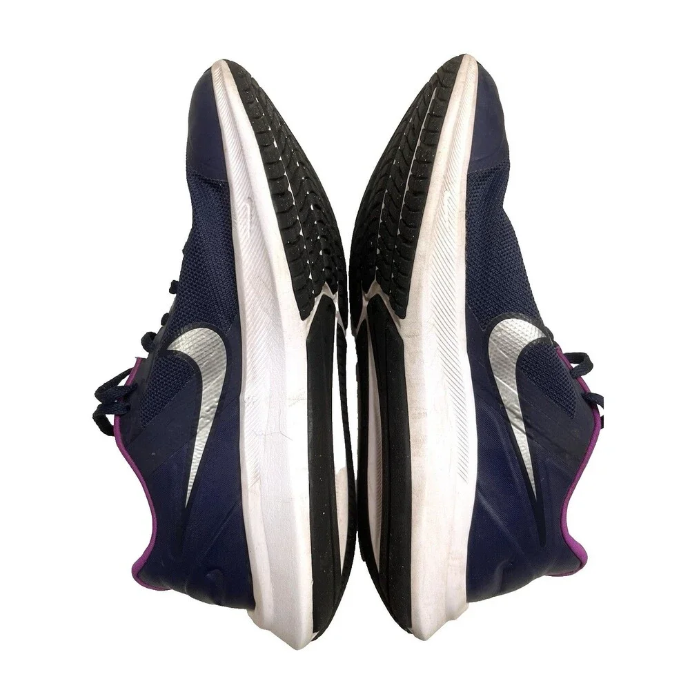 Nike Star Runner Kids DA2776-404 Navy Blue Purple Lace Up Size 6Y Athletic Shoes